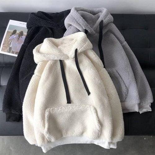 Femme Plush Fleece Hættetrøje Stilla