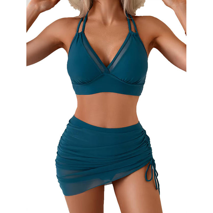 Dame Bikiniset med justerbar top og den matchende nederdel Stilla