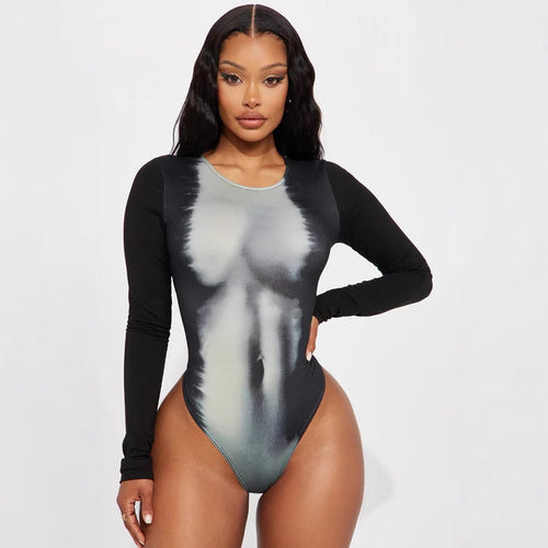 Dame Langærmet Bodysuit Skovae