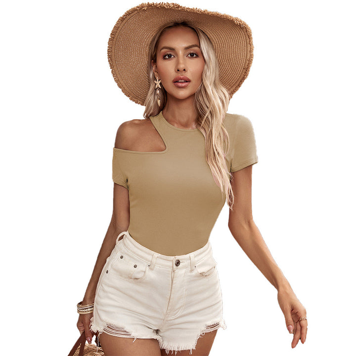 Dames figursyet off-shoulder top med moderne udskæring Stilla