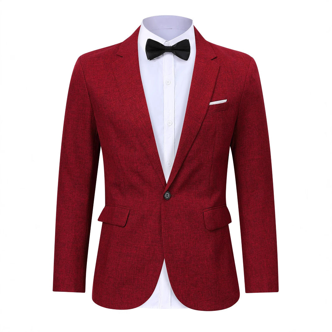 Herre Blazer i struktureret stof Stilla