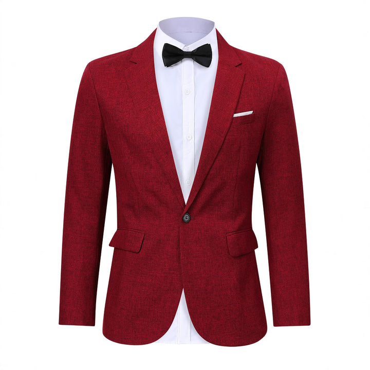 Herre Blazer i struktureret stof Stilla