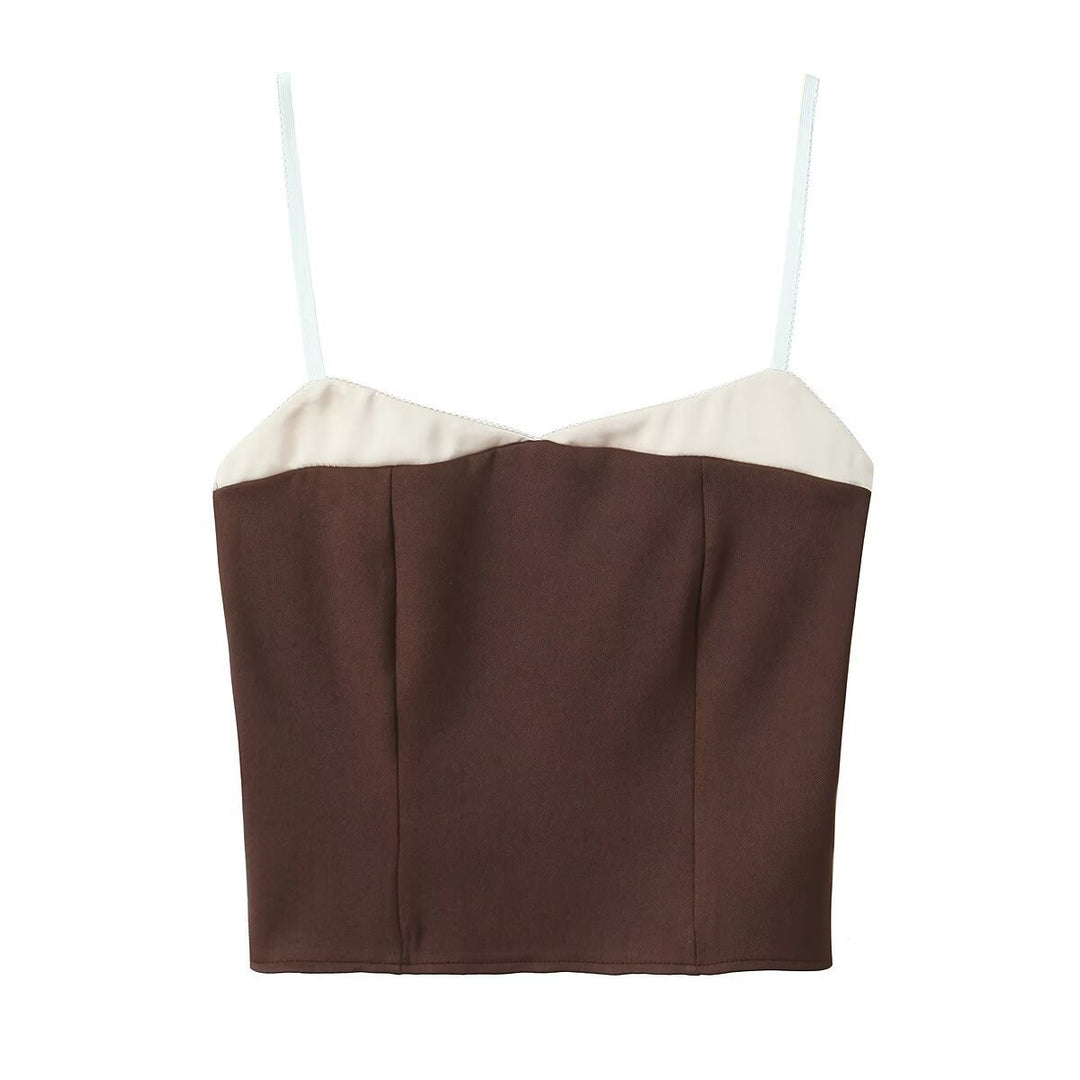 Femme Struktureret Crop Top Stilla