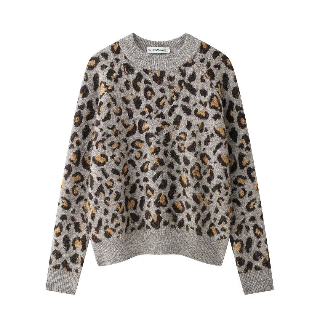Femme Cozy Animal Print Pullover Stilla