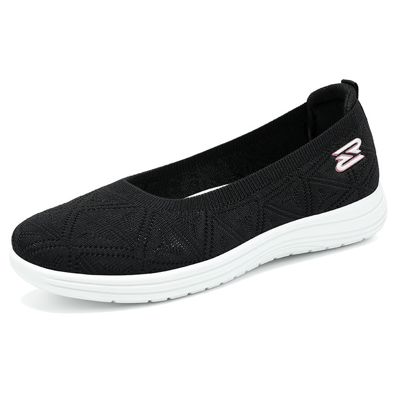 Dame Behagelige Strik Sneakers med fleksibelt sålemateriale og åndbar overfladestruktur Stilla
