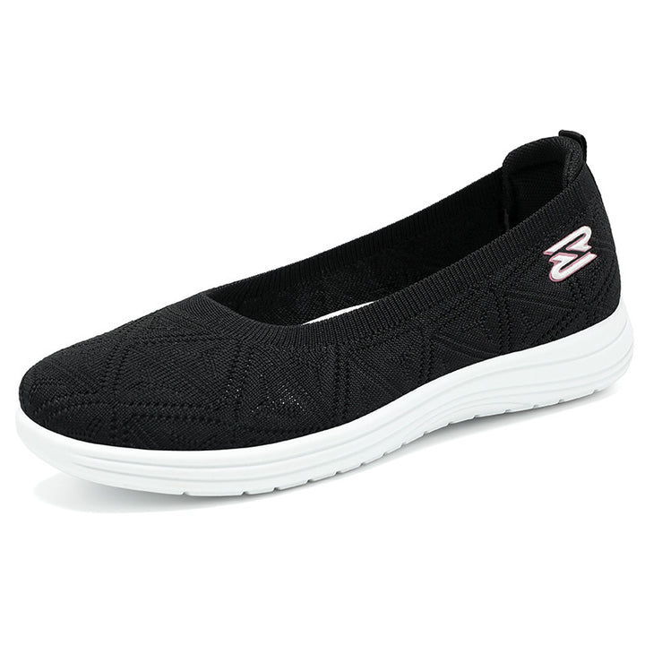 Dame Behagelige Strik Sneakers med fleksibelt sålemateriale og åndbar overfladestruktur Stilla