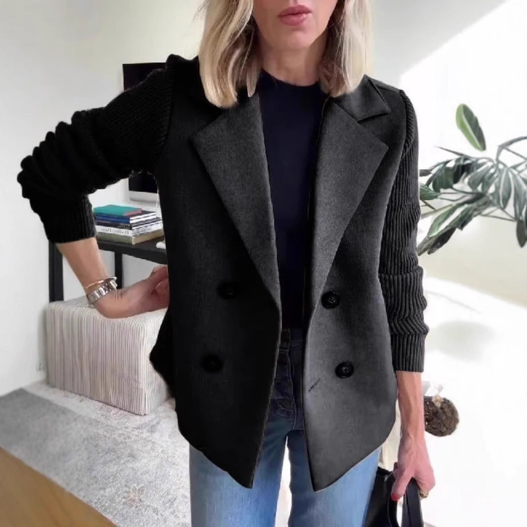 Dame Dobbelt rækkefølge Blazer med Strikærmer Stilla