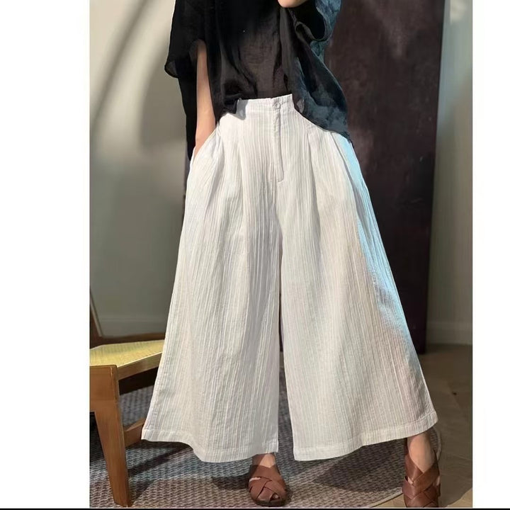 Femme Bred Teksturiseret Bukser Stilla