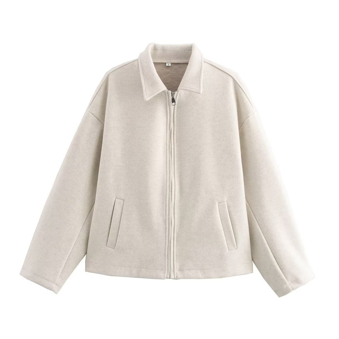 Femme Cozy Zip-Up Fleece Jakke Stilla