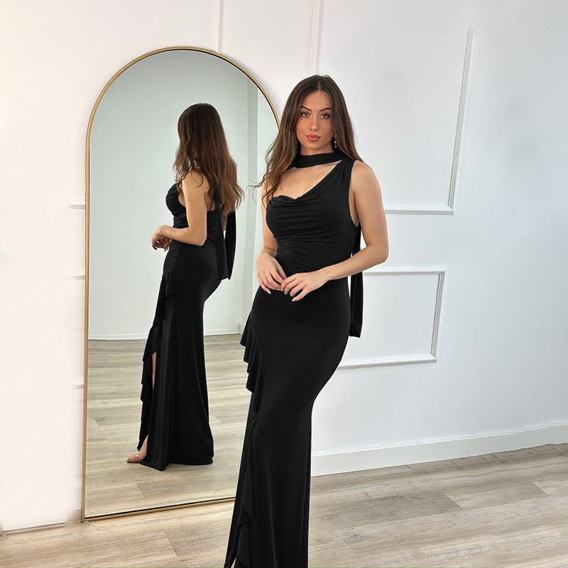 Dame Elegant Slids Aftenkjole Stilla