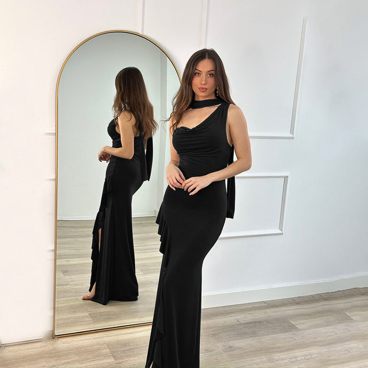 Dame Elegant Slids Aftenkjole Stilla