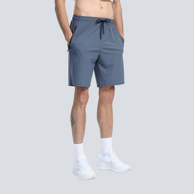 Herrer Funktions-Badeshorts med hurtigtørrende materiale og praktiske lynlåslommer Stilla