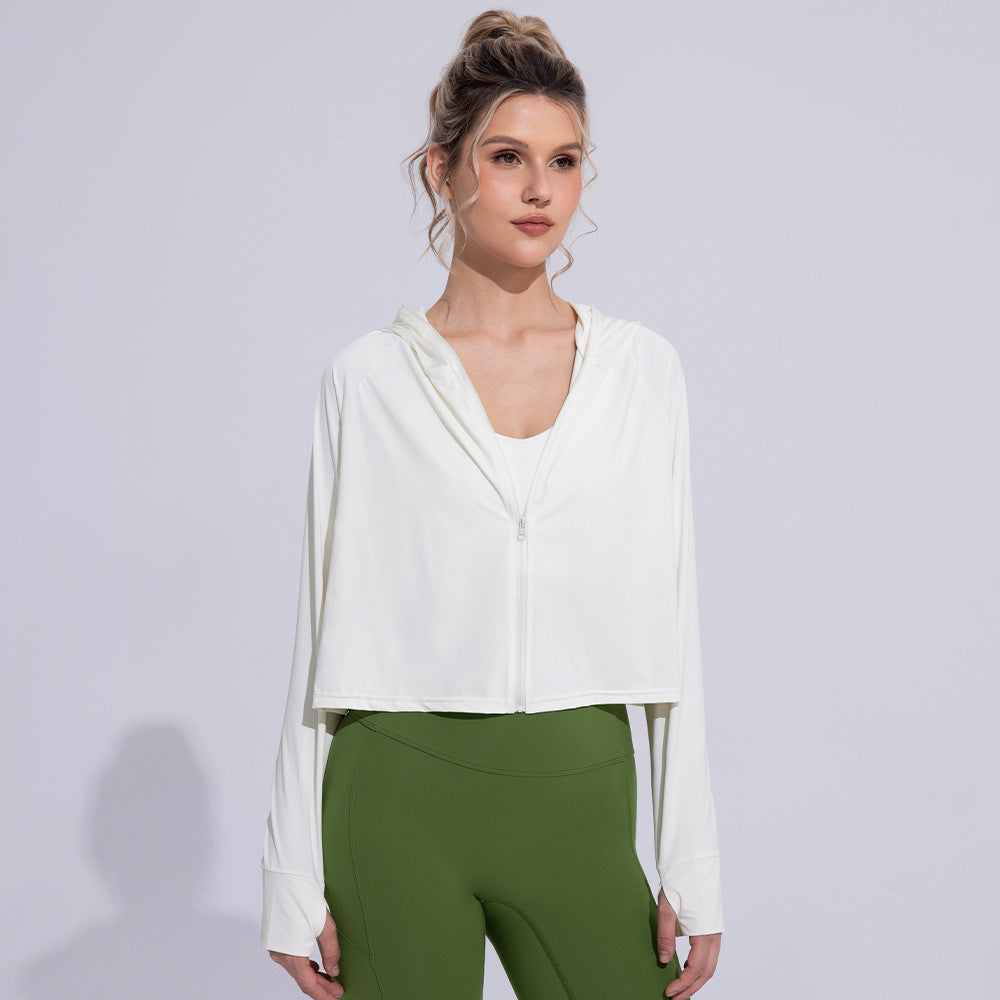 Dame let sportjakke med innovativt cropped design og høj bærekomfort Stilla
