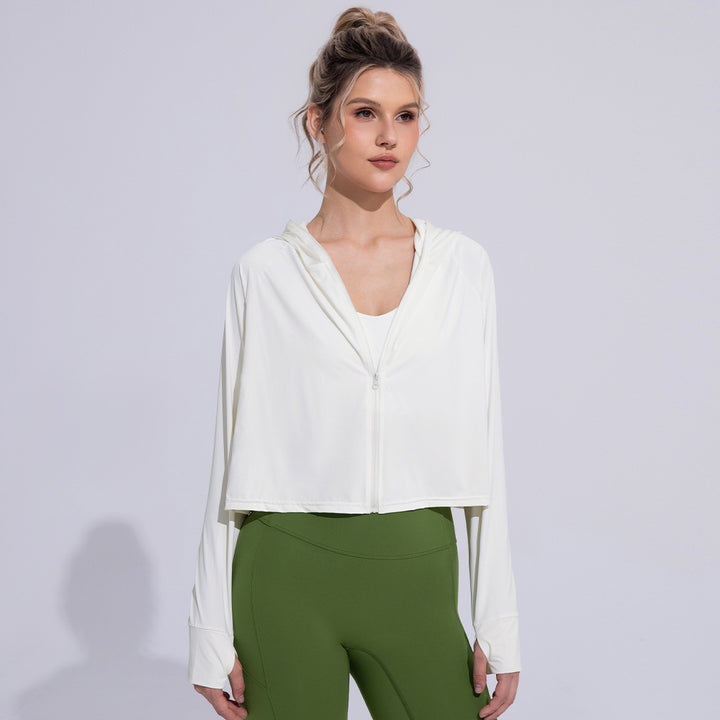 Dame let sportjakke med innovativt cropped design og høj bærekomfort Stilla