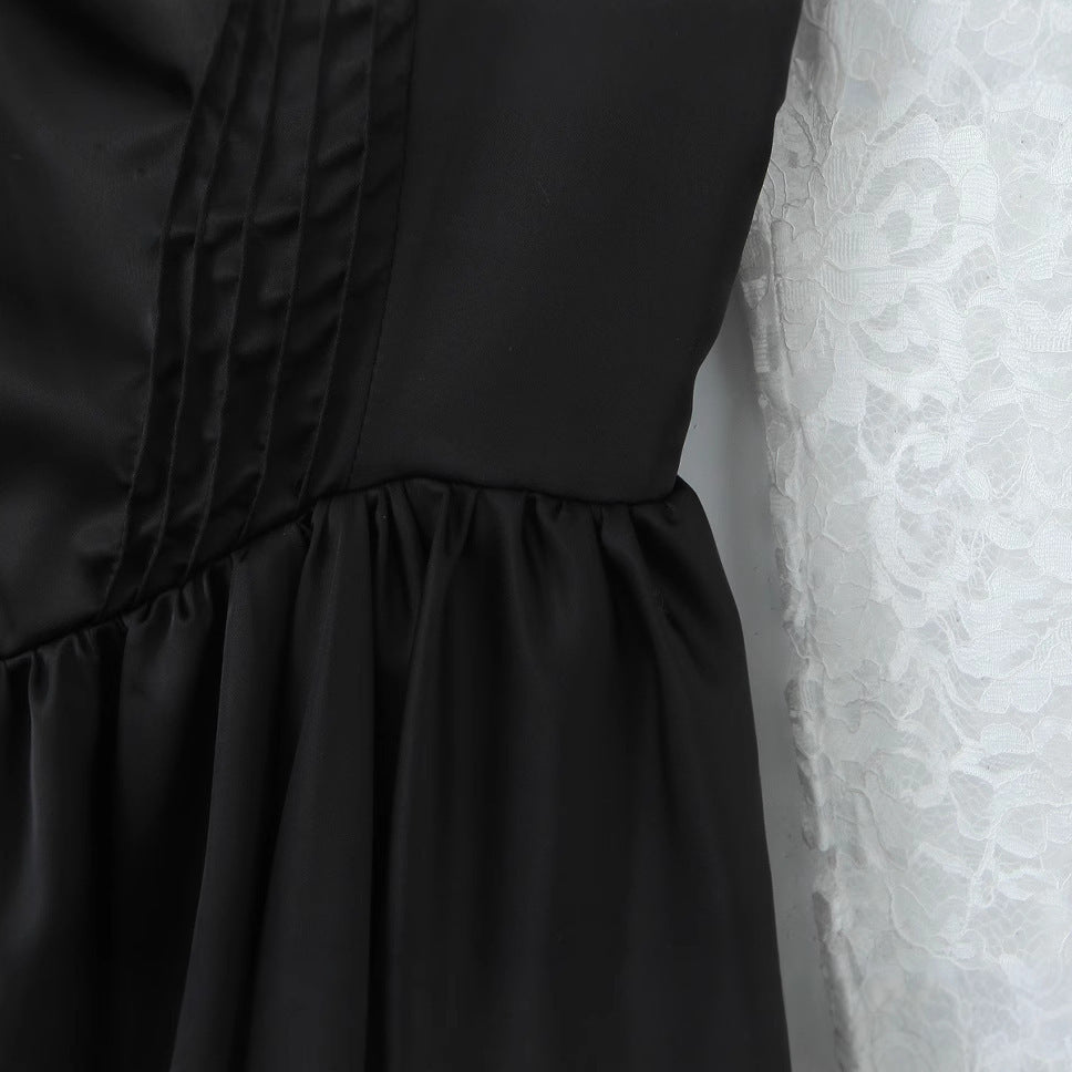 Femme Elegantes Spidsærmel Design A-Linie Kjole Stilla