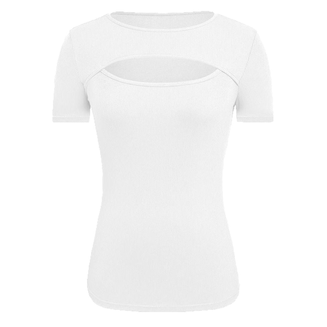 Dame Figurtilpasset overdel med cut-out-detaljer Stilla