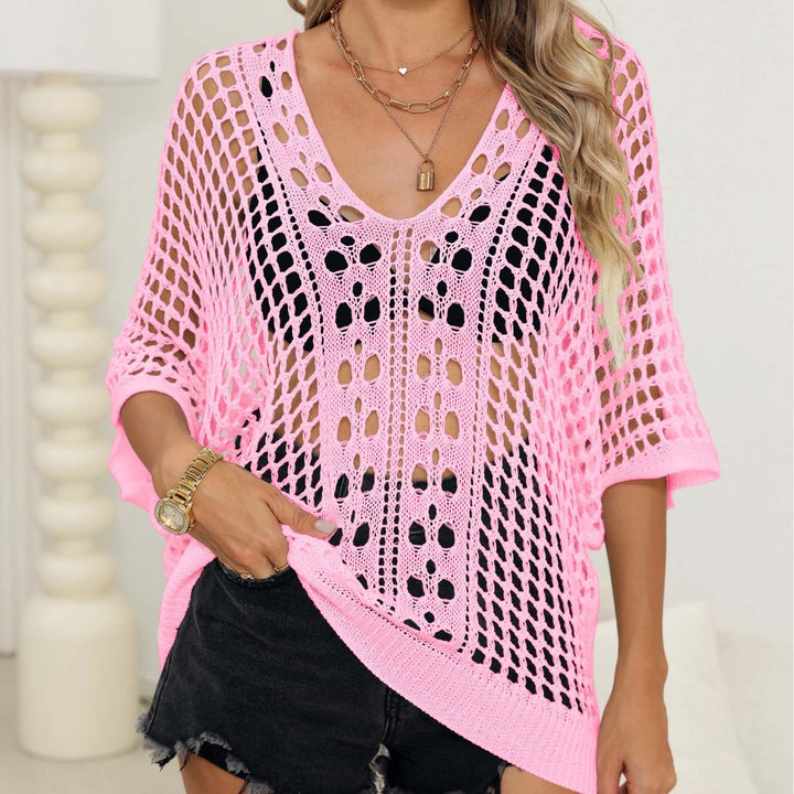 Dame Hæklet Strand Cover-Up Tunika Stilla