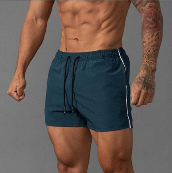 Herrer Sporty badebukser med elastisk talje og hurtigttørrende materiale Stilla