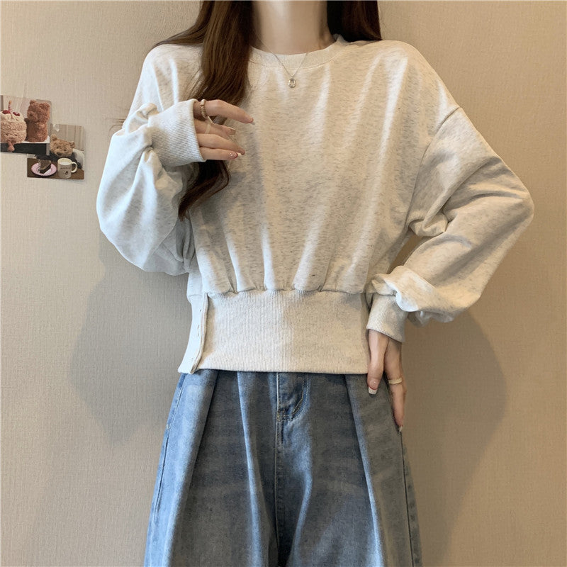 Femme Lækkert Korte Sweatshirt Stilla