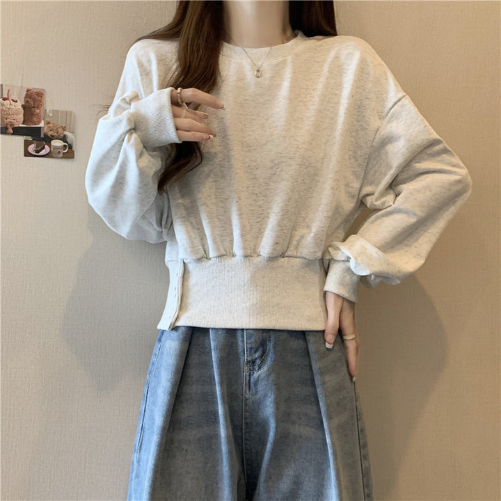 Femme Lækkert Korte Sweatshirt Stilla