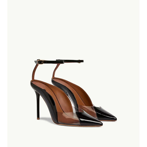 Femme Transparent Spids-Tå High-Heel Slingback Pumps Stilla