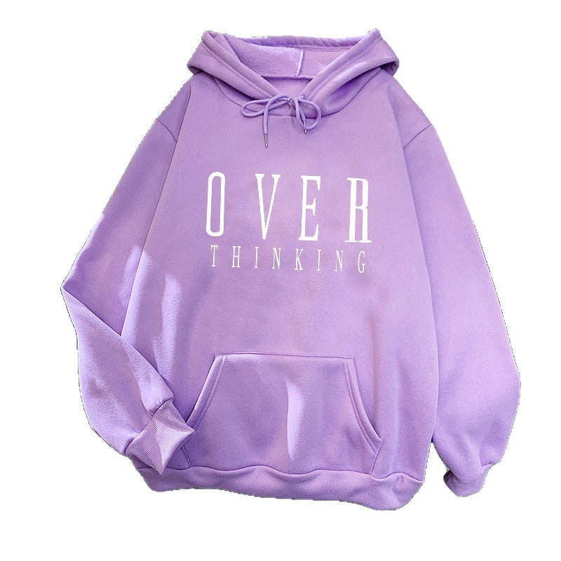 Dame hoodie med kreativt printdesign Skovae