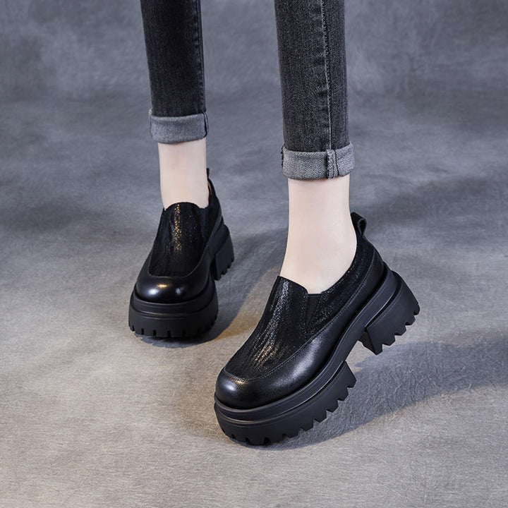 Dame Chunky Slip-On Platform Sko Stilla