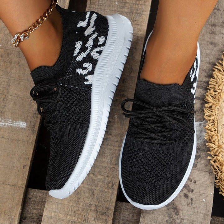 Damer åndbare sneakers med elastisk mesh-overdel Stilla