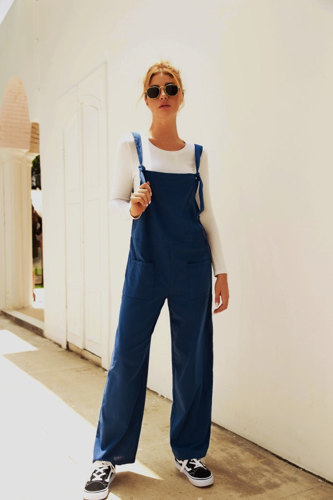 Dame overalls med praktiske lommer og justerbare stropper Stilla