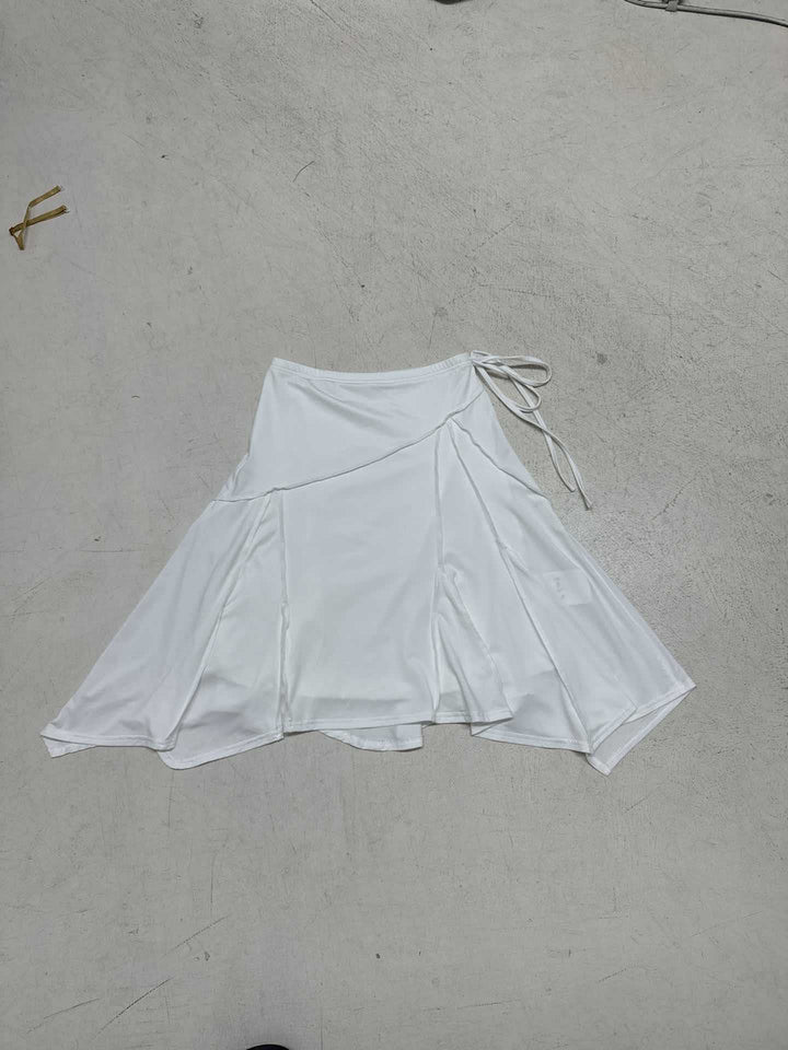 Damer sporty omslag nederdel med stilfulde draperinger Skovae