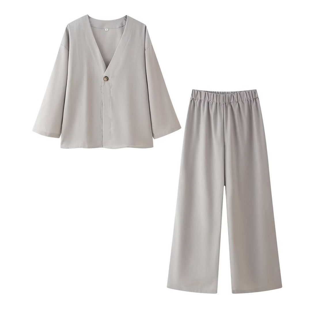 Femme Elegant Afslappet Fit Lounge Sæt Stilla