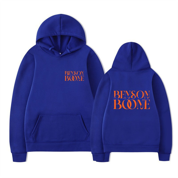 Dame hoodie med kreativt print og blød indvendig Skovae