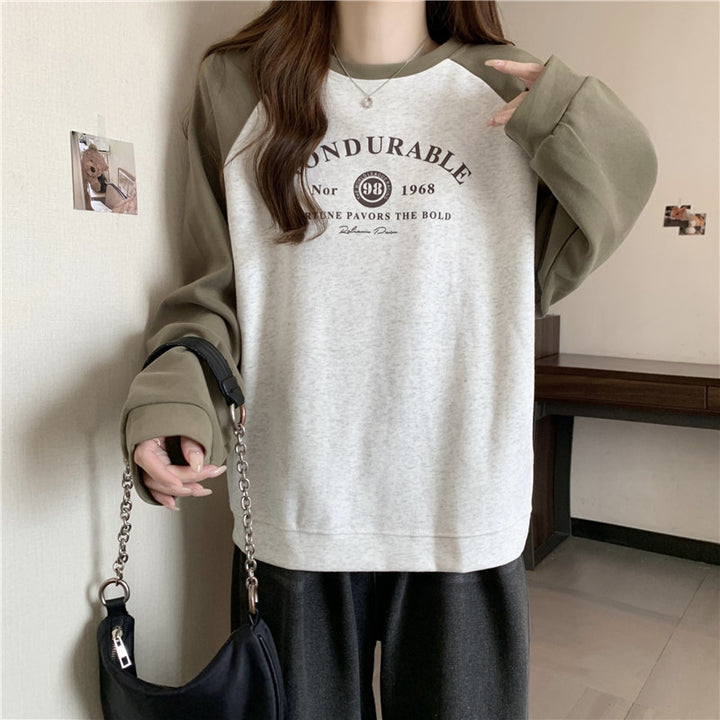 Dame Casual Grafik Sweatshirt Stilla