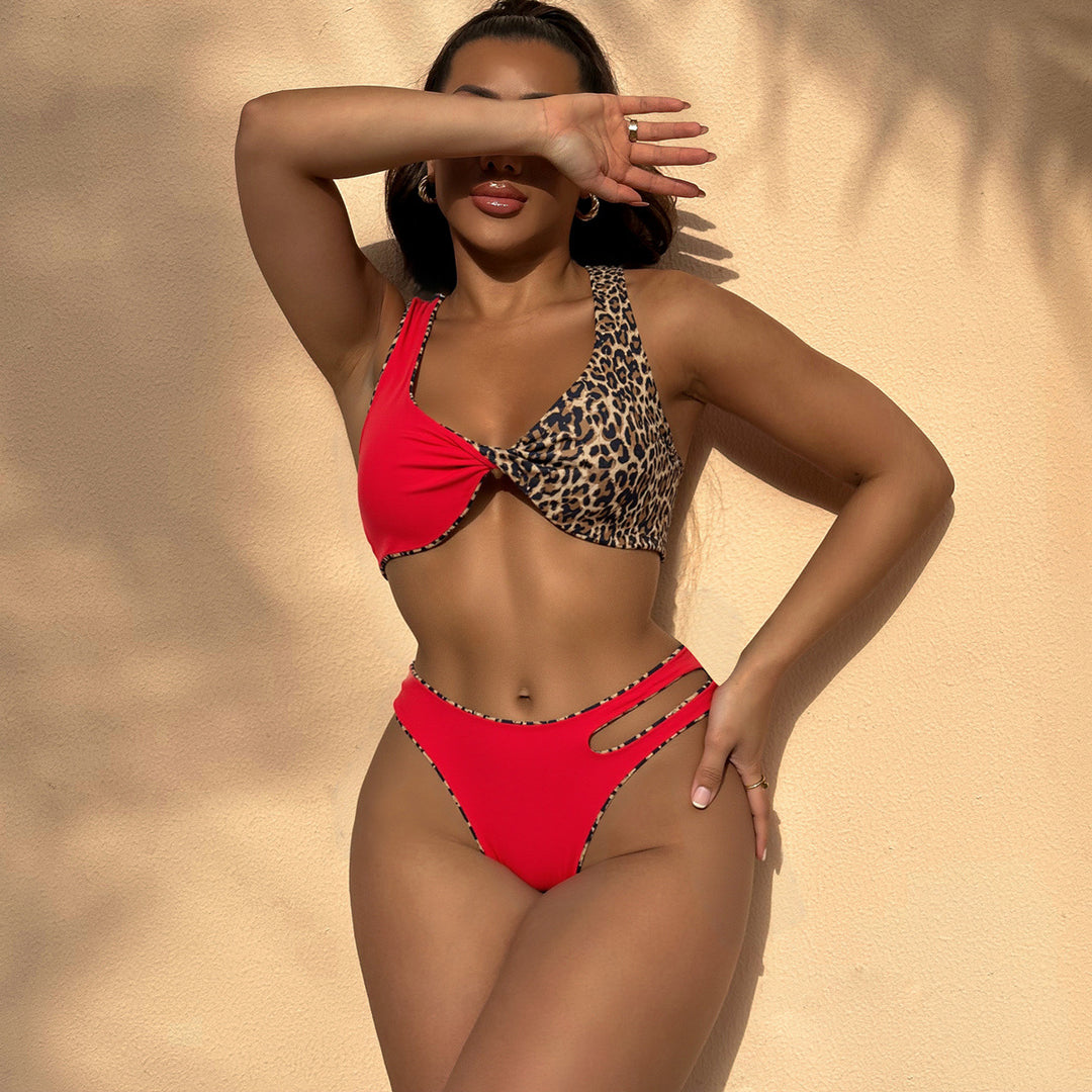 Dame dyre-inspirerede bikini sæt Skovae