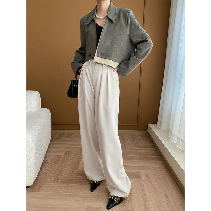 Kvinders stilfulde cropped blazerjakke Stilla