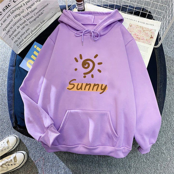 Kvinders Hoodie med Sunny Graphic Skovae