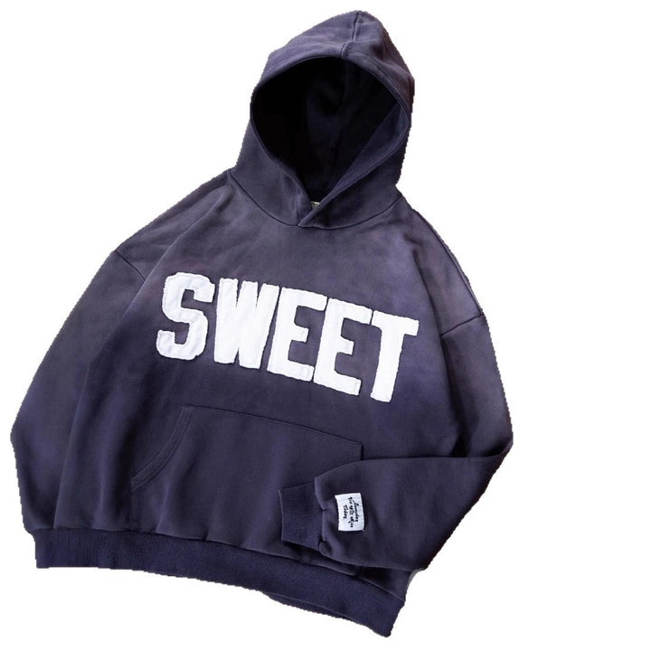 Kvinders hoodie med kreativ tekst og blød inderside Stilla
