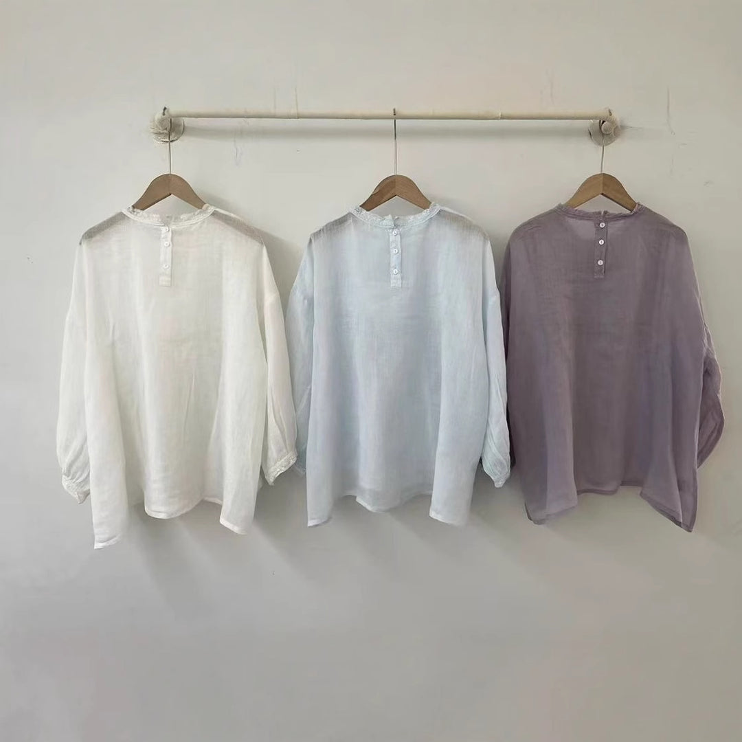 Femme Delicate Spidset Bluse Stilla