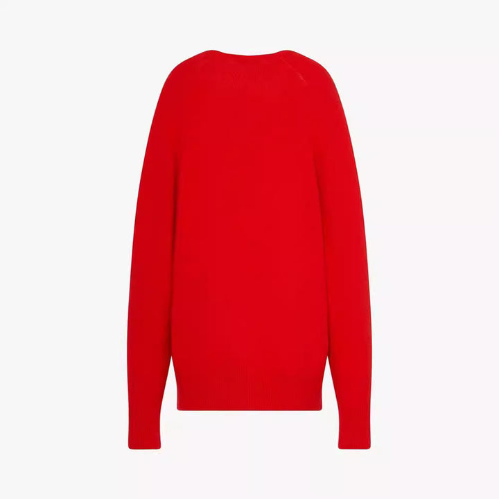 Kvinders stilfulde strikket cardigan med dyb V-hals Stilla