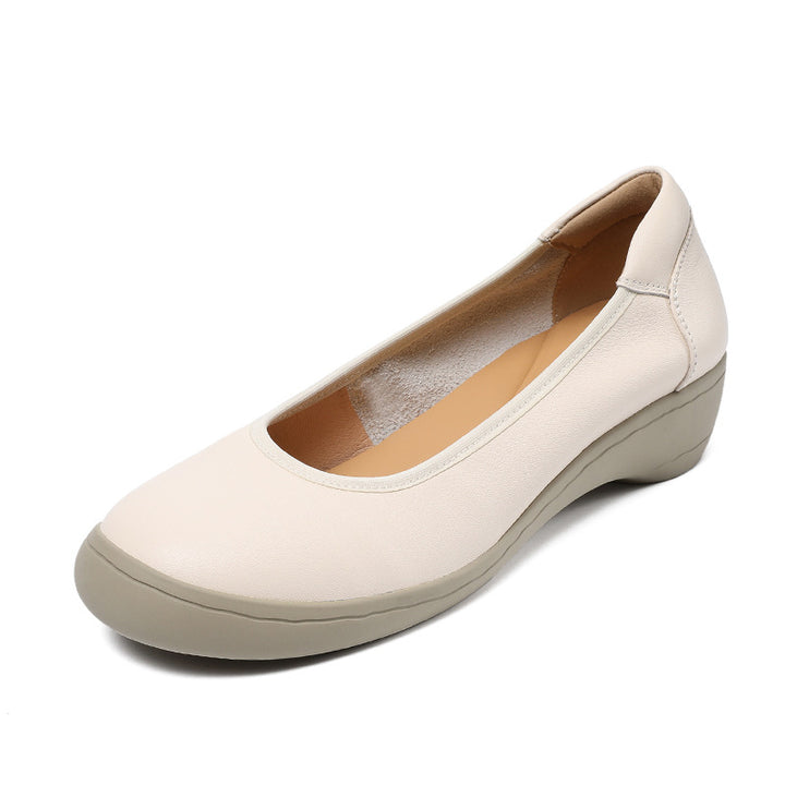Dame Behagelige Læder Vejr Slip-On Flats Stilla