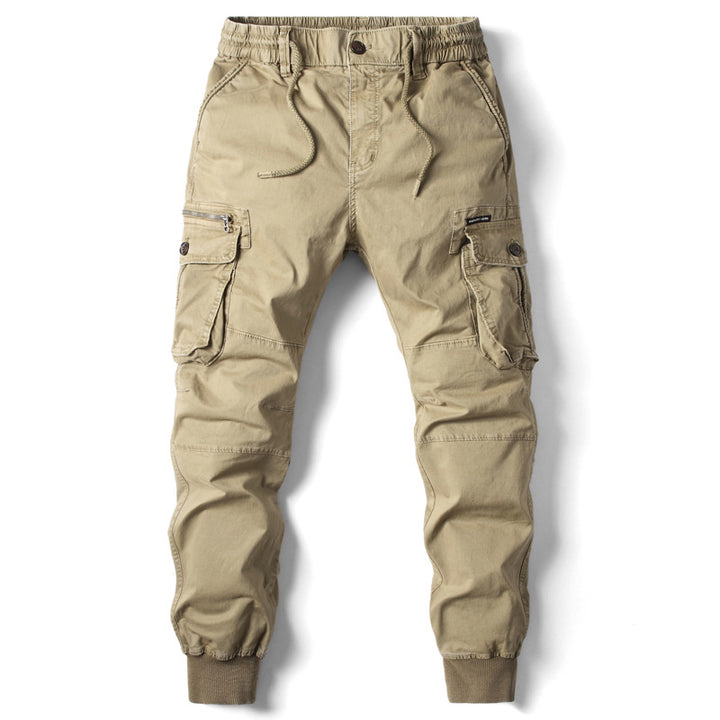Herrer Cargo Jogger med justerbare manschetter og utility-lommer Stilla