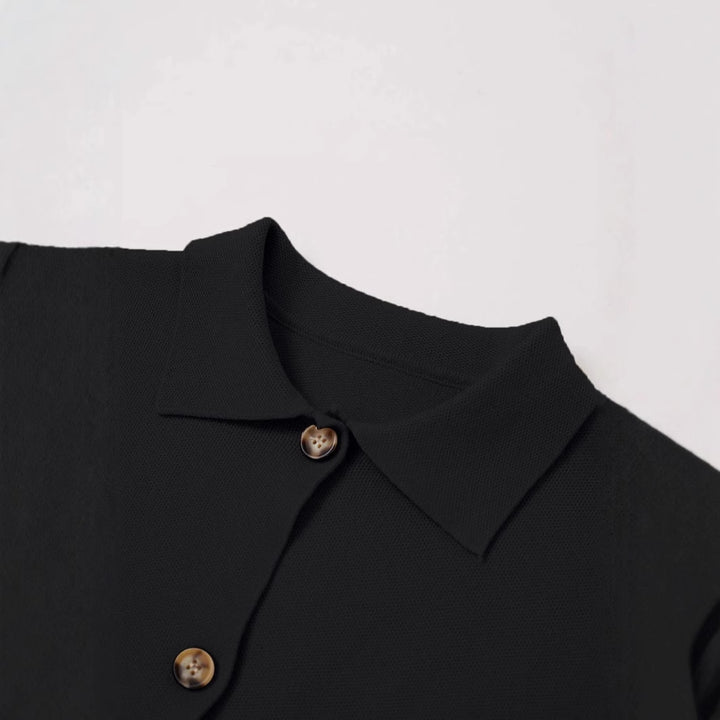 Dame mode kort jakke med elegante knapper Stilla
