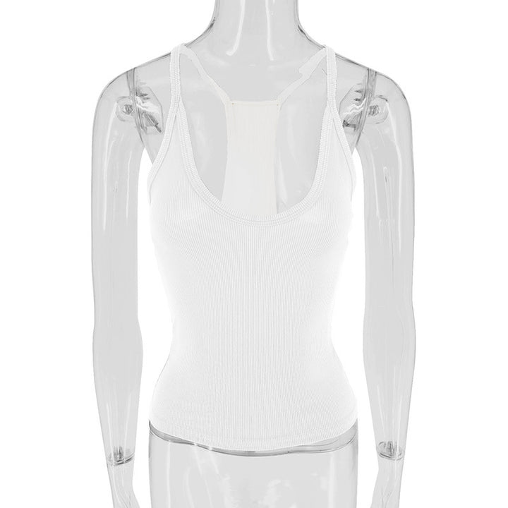 Dame Sporty Stretch-top med slank pasform Skovae