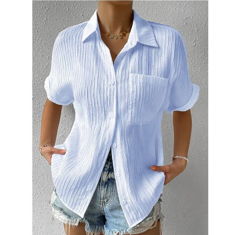 Dame Oversize Skjorte Stilla
