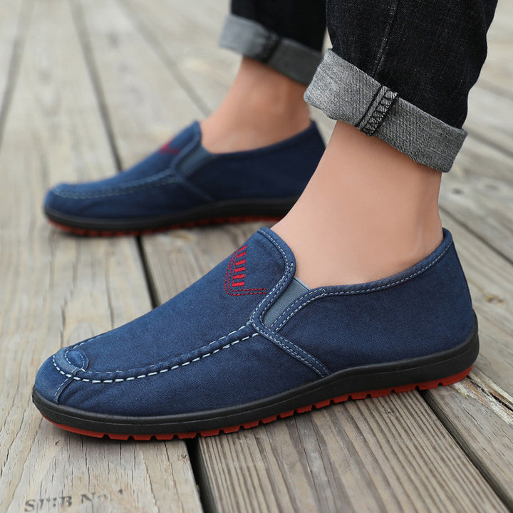 Herrer Suedeslippers Komfort Mokkasiner Stilla