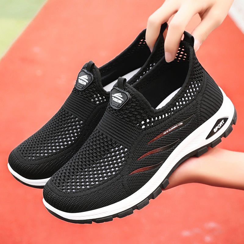 Dame Åndbare Slip-On Løb Sneakers med Stødabsorberende Design Stilla