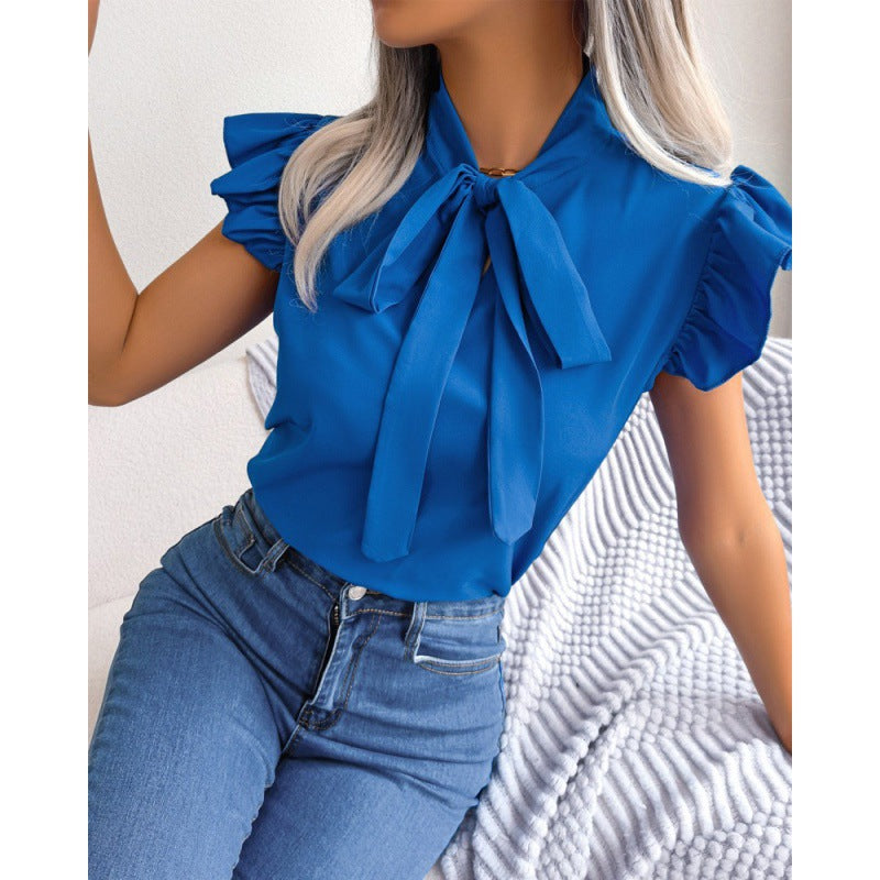 Femme elegant Sløjfebluse Stilla