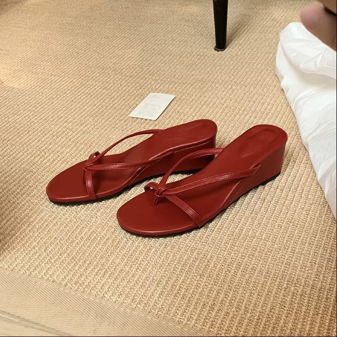 Dame Stilfulde Wedge Flip Flops Stilla