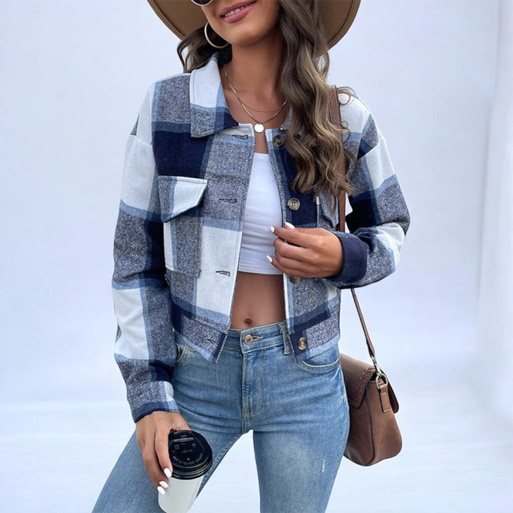 Stilla | Trendy Karo jakke