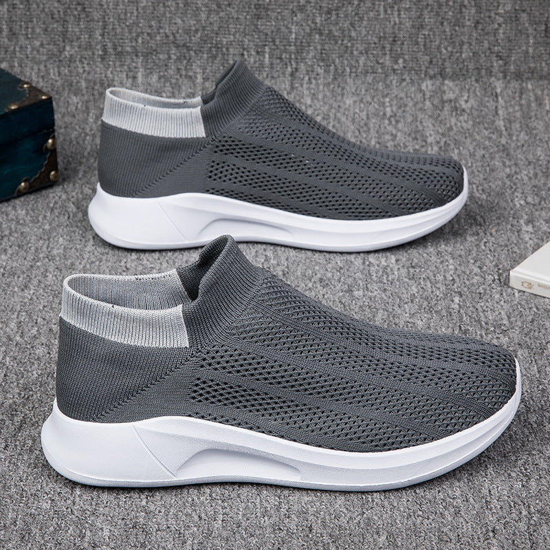 Herrer Åndbare Strik Slip-On Sneakers Stilla